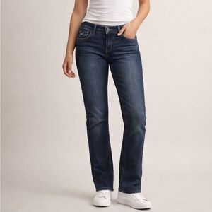 Hollister Dark Blue Straight Leg juniors Jeans 5R